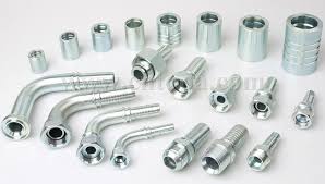 Hydraulic hose fittings and connectors